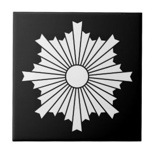 昇る太陽の光 タイル