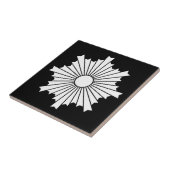 昇る太陽の光 タイル (側面)