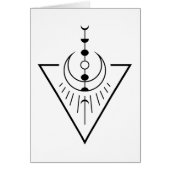 昇る太陽の月相 (正面)