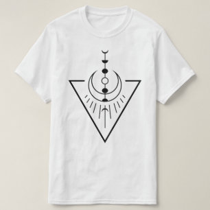 昇る太陽の月相 Tシャツ