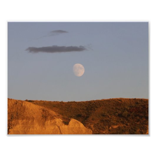 昇る満月 フォトプリント            (正面)