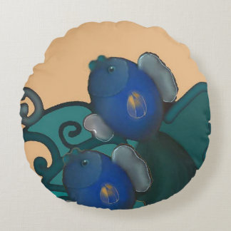 昇る魚たち ラウンドクッション