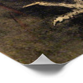 昇天龍と富士葛飾北斎1840 ポスター (角)