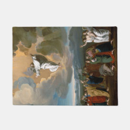 昇天(イエス・キリストが天国に登る) ドアマット