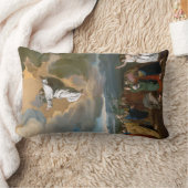 昇天(イエス・キリストが天国に登る) ランバークッション (ブランケット)