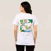 昇竜の河 白 トライブレンドＴシャツ (裏面全面)