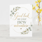 昇進おめでとう 同僚 カード (黄色い花)