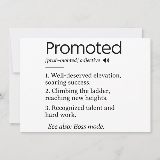 昇進した同僚の定おもしろい義 シーズンカード (正面)