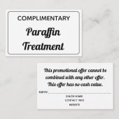 昇進の証明書のテンプレート 名刺 (正面/裏面)