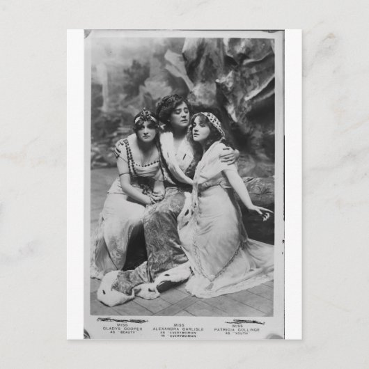 昇進ヴィンテージEverywoman ポストカード (正面)