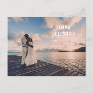 昇進専門のカメラマンの写真撮影 ポストカード