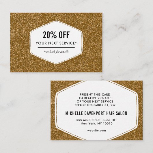 昇進小企業 割引カード (正面/裏面)