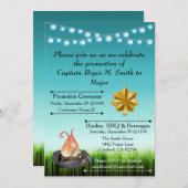 昇進祝賀会へのご招待 招待状 (正面/裏面)