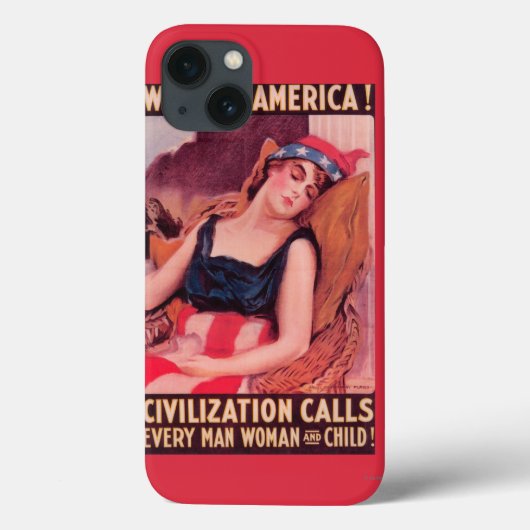 昇進AmericaWar IIの米国 Case-Mate iPhoneケース (裏面)