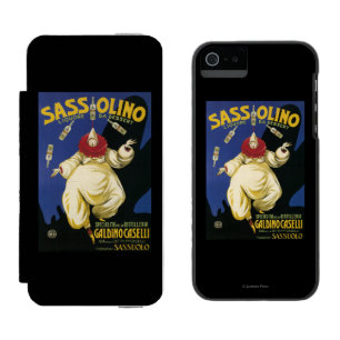 昇進Sassolino Liquore daのデザート iPhone SE/5/5sウォレットケース