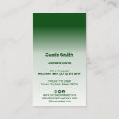 昇降ライフスタイルカスタムグリーンロ気にーン 名刺 (裏面)