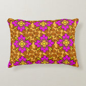 明お洒落るいペイズリーカラフル象 アクセントクッション (正面)