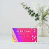 明お洒落るい子の呼び出しカード コーリングカード (スタンド正面)