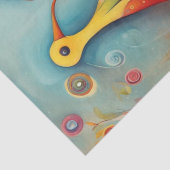 明お洒落るい長はっきりした脚の鳥のデコパージュ 薄葉紙 (詳細)