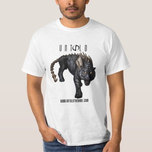 明かでない影 Tシャツ (正面)