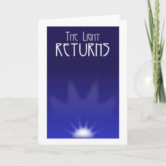 明かりが戻る シーズンカード (正面)