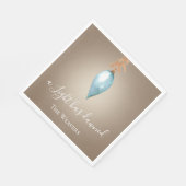 明かりが明けた | オリジナル水彩クリスマス スタンダードランチョンナプキン (角)