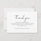 明かりが残る | メモリアルバラカスタム写真 サンキューカード (裏面)