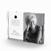 明かりが残る | メモリアルバラカスタム写真 フォトブロック (右)