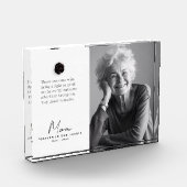 明かりが残る | メモリアルバラカスタム写真 フォトブロック (左)