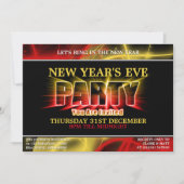 明かりの大みそかパーティの招待状 招待状 (正面)