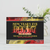 明かりの大みそかパーティの招待状 招待状 (スタンド正面)