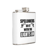 明かりをつけて飛び込む フラスク (右)