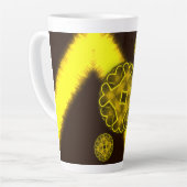 明かりを見る カフェラテマグ (左アングル)