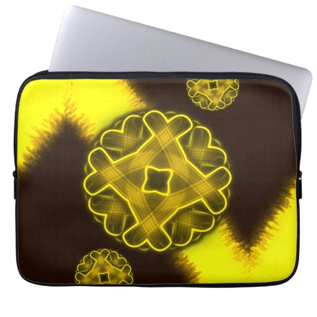 明かりを見る ラップトップスリーブ (正面)