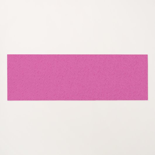 明かわいらしるい白デイジーグリ葉ーンステムピンク ヨガマット (裏面(横))