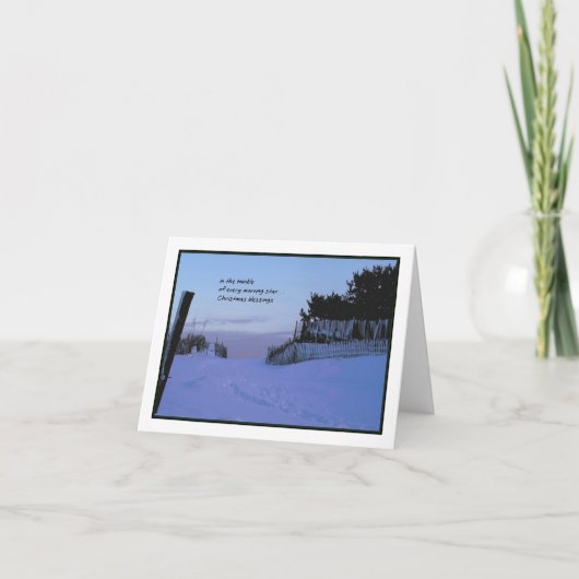 明けの明星のクリスマス シーズンカード (正面)