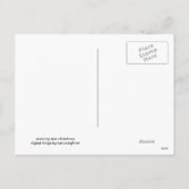 明けの明星のクリスマス シーズンポストカード (裏面)