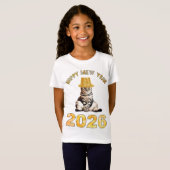 明けましておめでとうございます 2026 Tシャツ (正面フル)
