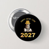明けましておめでとうございます 2027 缶バッジ (正面&裏面)