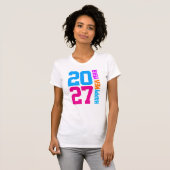 明けましておめでとうございます 2027 Tシャツ (正面フル)