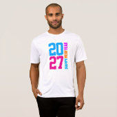 明けましておめでとうございます 2027 Tシャツ (正面フル)