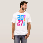 明けましておめでとうございます 2027 Tシャツ (正面フル)