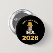 明けましておめでとうございます Mew Year 2026 缶バッジ (正面&裏面)