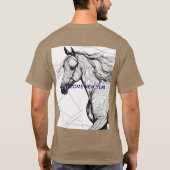 明けましておめでとうございます Tシャツ (裏面)