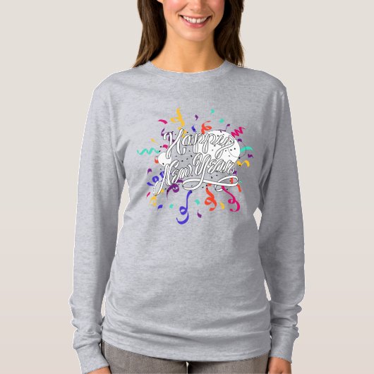 明けましておめでとうございます Tシャツ (正面)
