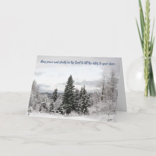 明けましておめでとうのアイルランド人のトースト シーズンカード (正面)