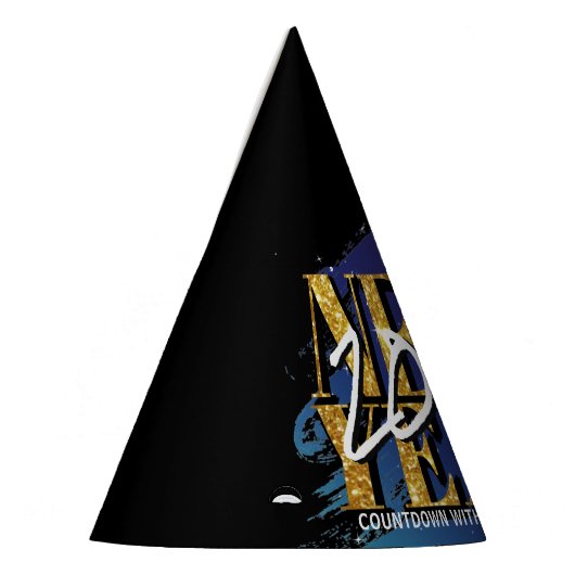 明けましておめでとうのイブのパーティーのモダンなブラシの打撃 パーティーハット (左)