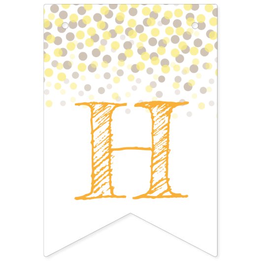 明けましておめでとうのパーティーのシャンペンの金黄色 バンティングフラッグ (第2の旗)