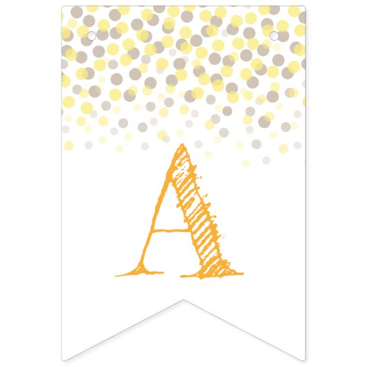 明けましておめでとうのパーティーのシャンペンの金黄色 バンティングフラッグ (第3の旗)