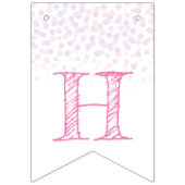 明けましておめでとうのパーティーのローズピンクのシャンペン バンティングフラッグ (第2の旗)